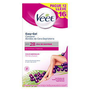 Easy-Gelwax™ Bandas de Cera Fría Piel Normal